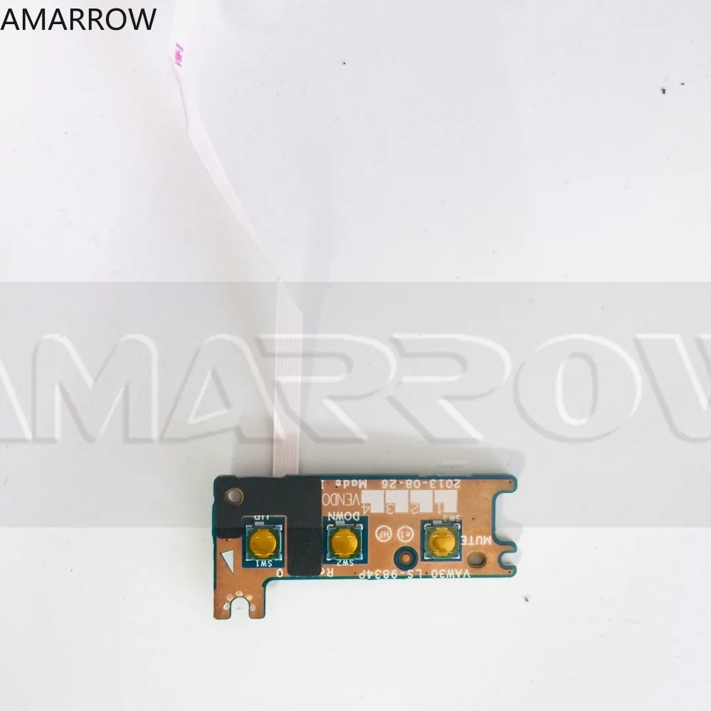 Original para Dell E5440 Botões de Mídia Placa de Áudio Ls-9834p Cabos de computador e conectores