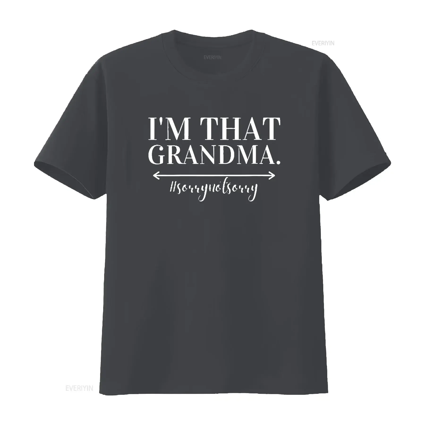 Фото Мужская забавная футболка с круглым вырезом «I M That Grandma», милая бабушка, бабушка, футболка с круглым вырезом, черная, большая, винтажная, дышащая, слегка №4