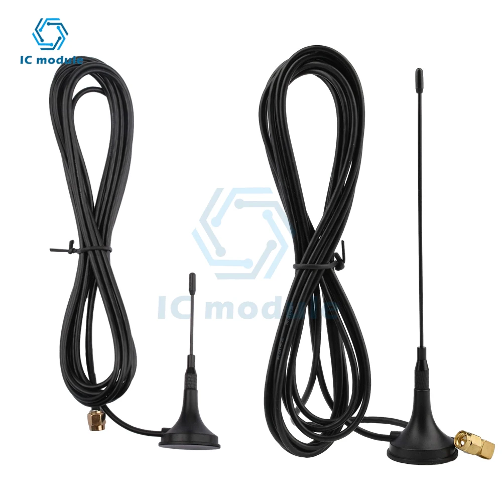 Sucker antenna SAM head signal good SMA straight / curved male 900-1800MHZ/433-860MHZ TV/Car Antenna