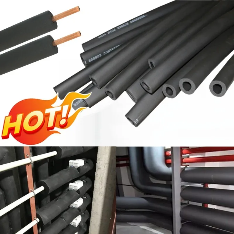 Губчатая резиновая труба 1 8 м полипропиленовая термоизоляция держатель