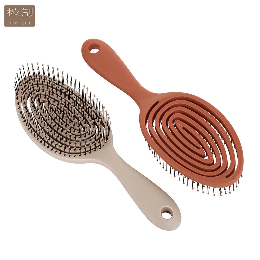 

Xinzhi Relaxing Elastic Massage Comb Portable Hair Care Brush Massage Brush Hair Style Comb Head Combs