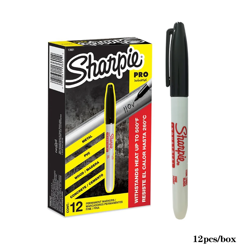 

Sharpie 12 шт. черные масляные маркеры