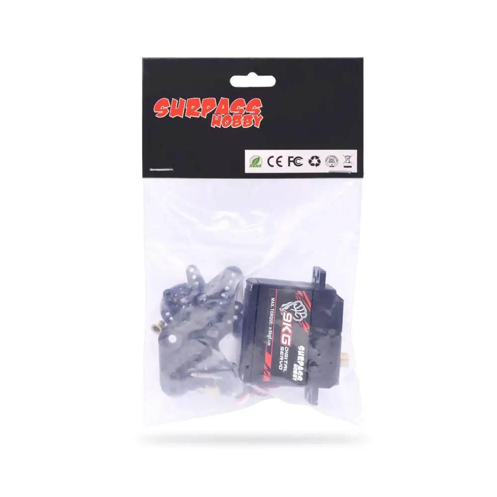 Цифровой сервопривод SURPASS Hobby S0900M 9 кг металлическая шестерня для