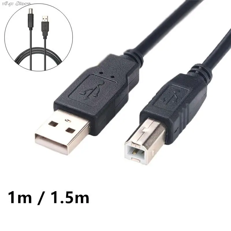 

USB High Speed 2.0 A To B Male Cable for Canon Brother Samsung Hp Epson Printer Cord 1m 1.5m