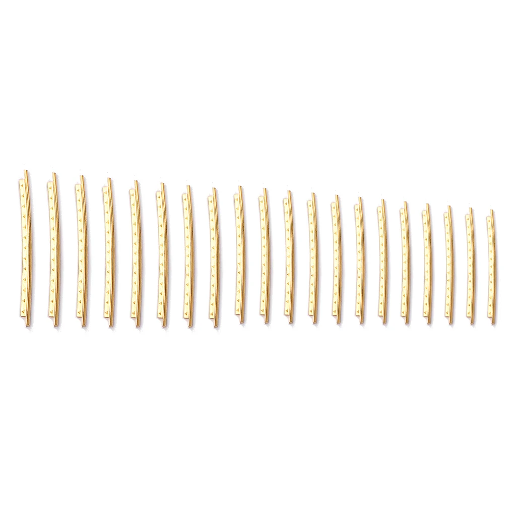 

20Pcs/ Set Classical Acoustic Guitar Fret Wire Copper 20 Fingerboard Frets 2.0mm for Acoustic Guitar