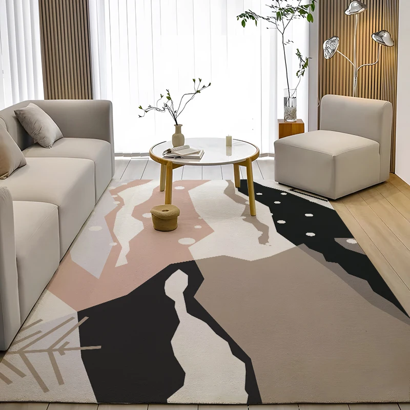 

Iceberg Snowflake Abstract Newest Flannel Living Room Carpet Absorbent Front Door Mat Kids Bedroom Soft Bathroom Anti-Slip Mat