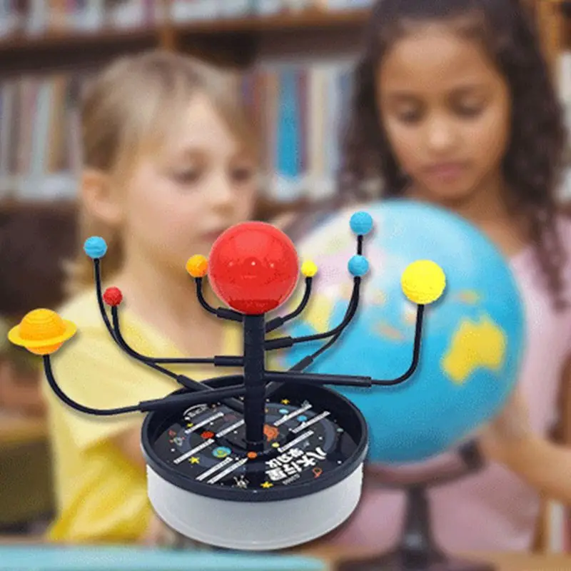 1Set Solar System Nine Planets Model Science Kit DIY Assembly Parent-child Interaction Planetarium Toy Kids Educational Toy images - 6