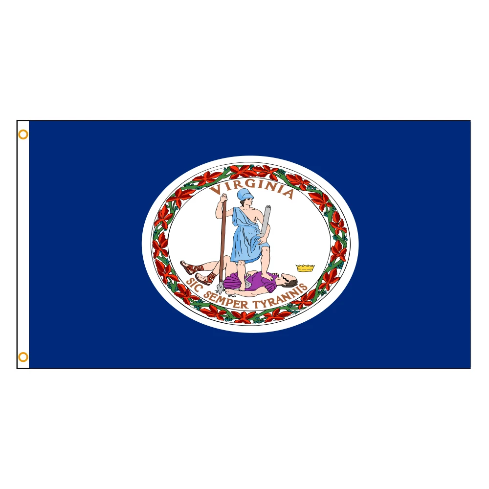 

3jflag 3x5фрейс 90x150 см Американский флаг США Вирджиния