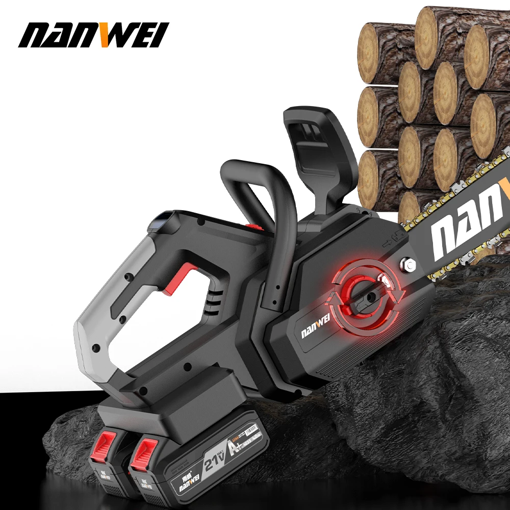 NANWEI Бесщеточная промышленная электрическая цепная пила DIY Набор для 16-дюймового