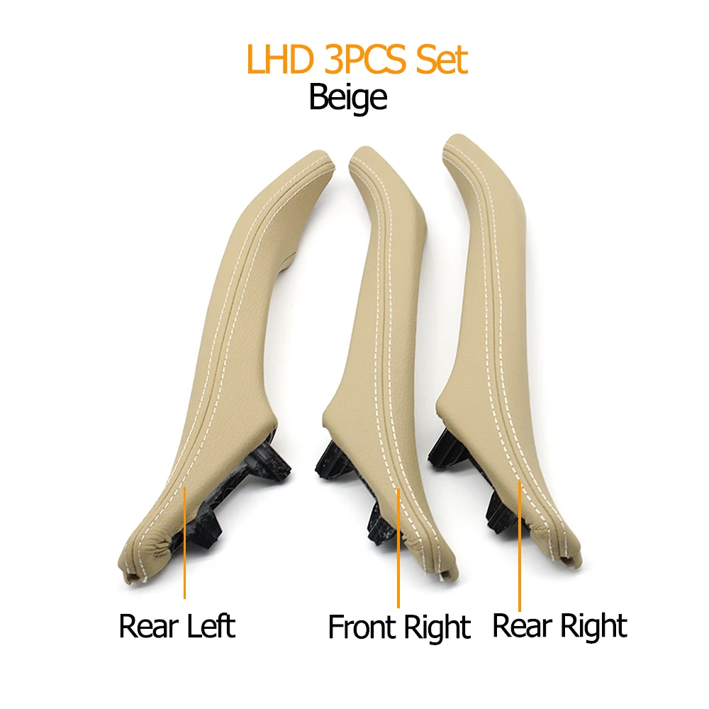 Левая Правая внутренняя кожаная ручка для пассажирской двери в сборе BMW 5 серии F10