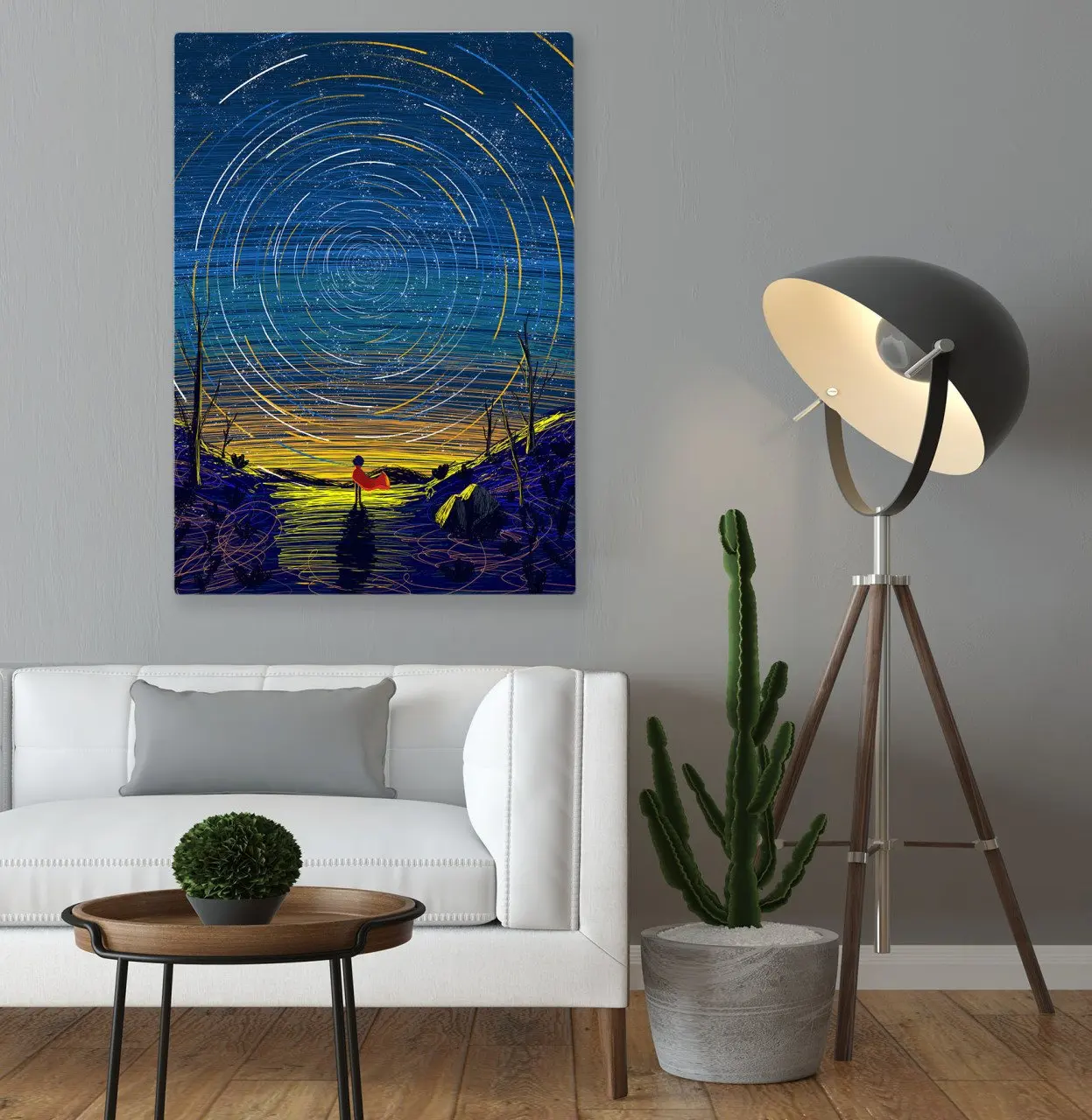 

BK Home Düşlerdeki Girl Design Canvas Table 70x100cm