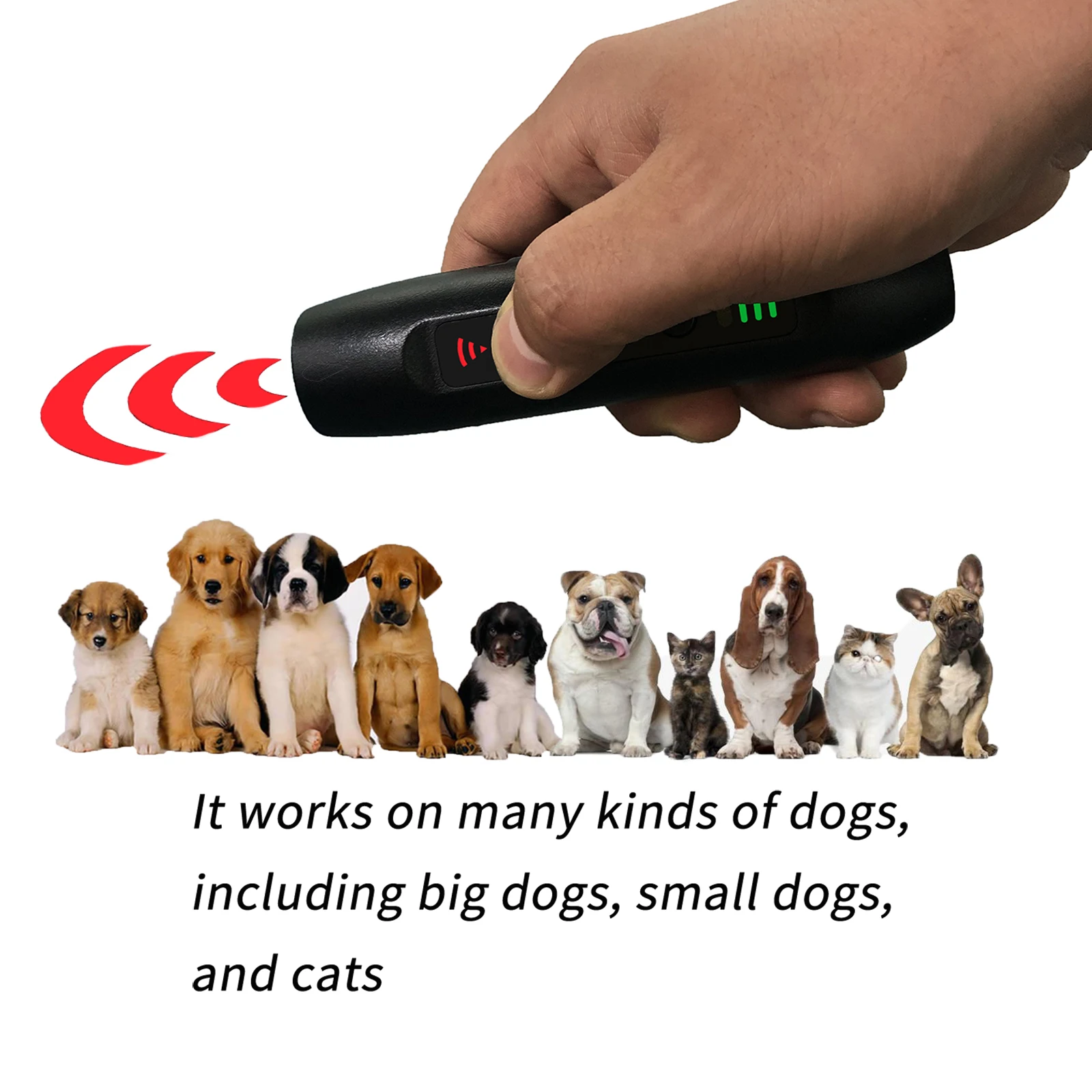 

3 Modes Rechargeable No Dog Noise Anti Barking Device Dog Repeller Ultrasonic Dog Training Bark Devices