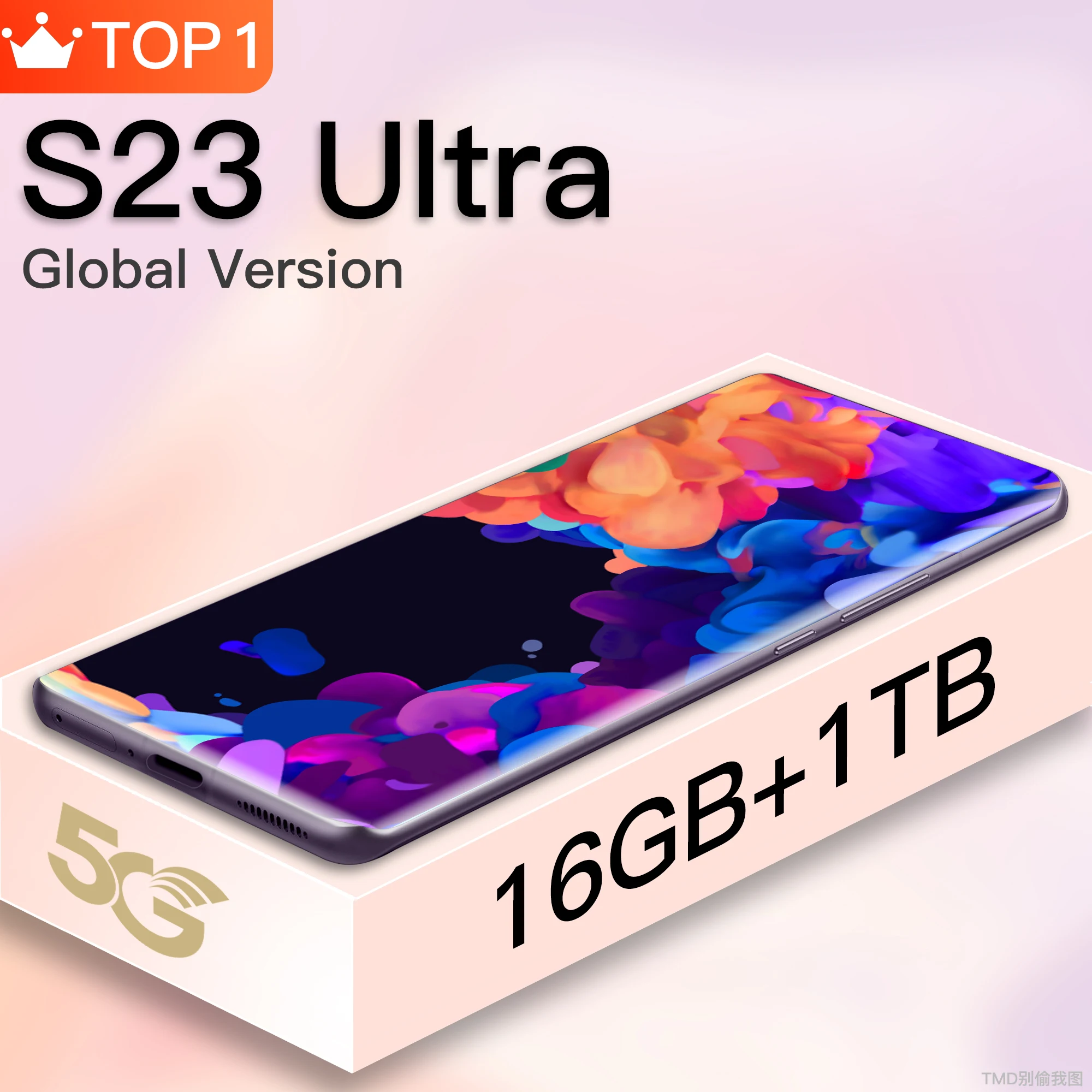 

Global Version S23 Ultra Cellphone Snapdragon 8 Gen 1 Full Screen Android Smartphone 16GB + 1TB Mobile Phone Deca Core 5G Networ