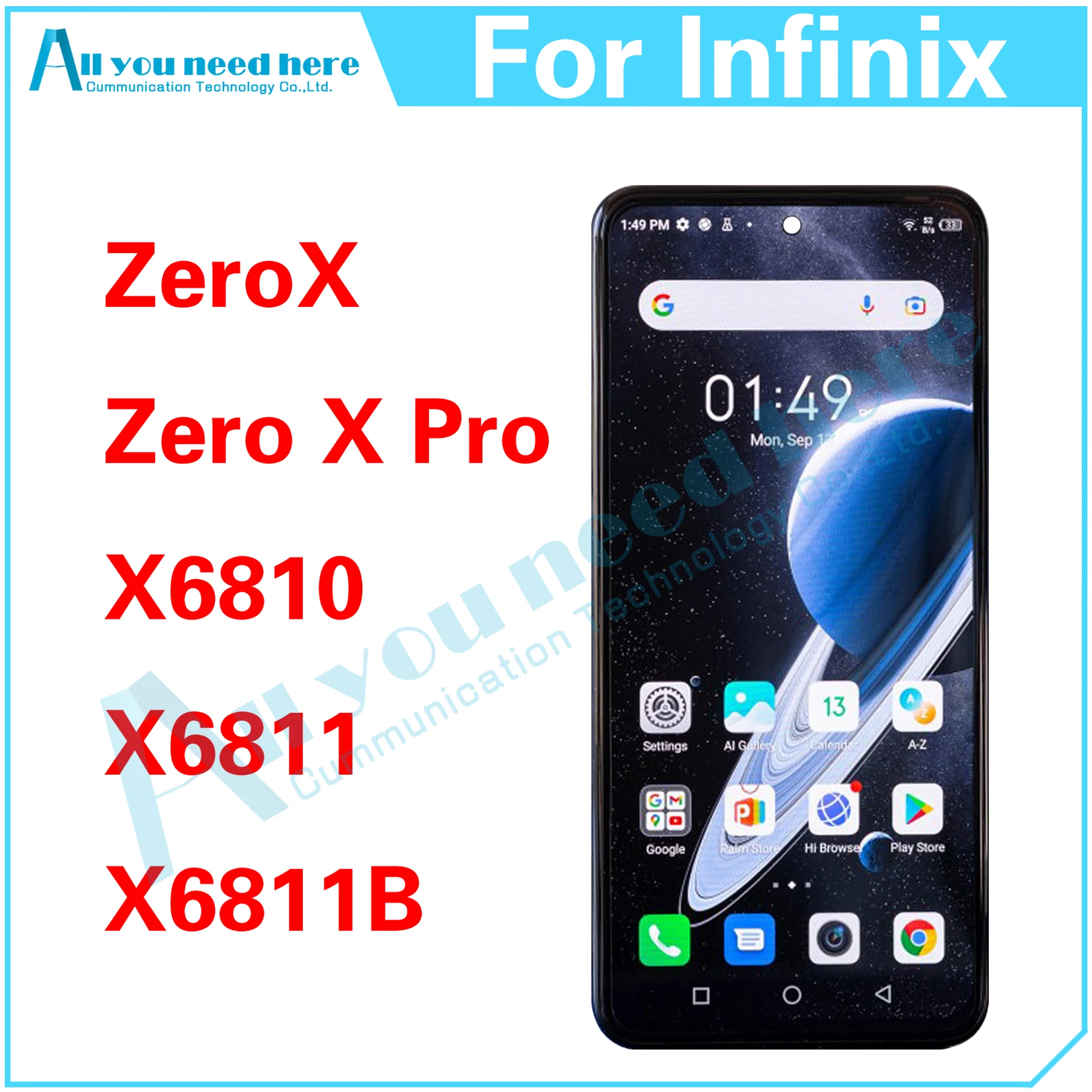 

6.67 Inch For Infinix Zero X Pro X6810 X6811 X6811B ZeroX LCD Display Touch Screen Digitizer Assembly Replacement