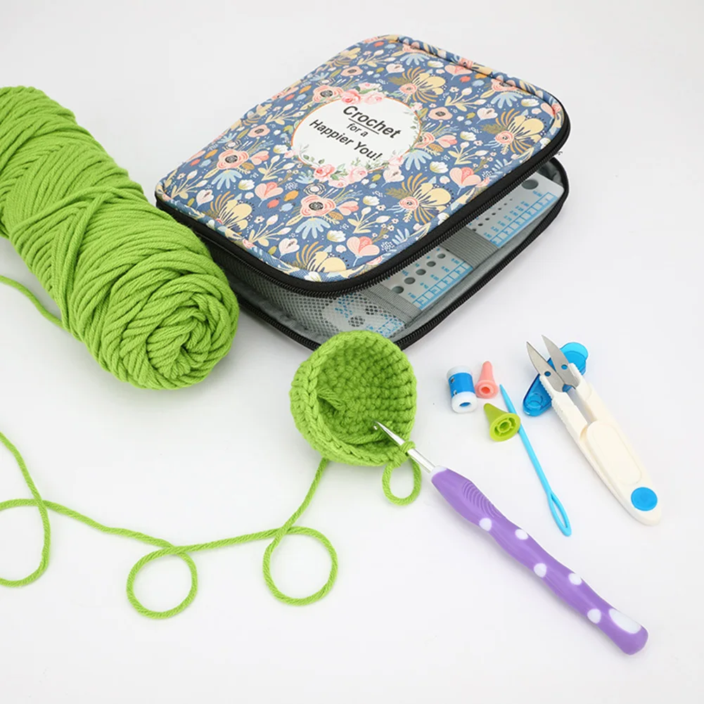 

Набор крючков для вязания, спицы для вязания с трикотажным манометром, ножницами, чехлом, наборы швейных инструментов, рукоделие «сделай са...
