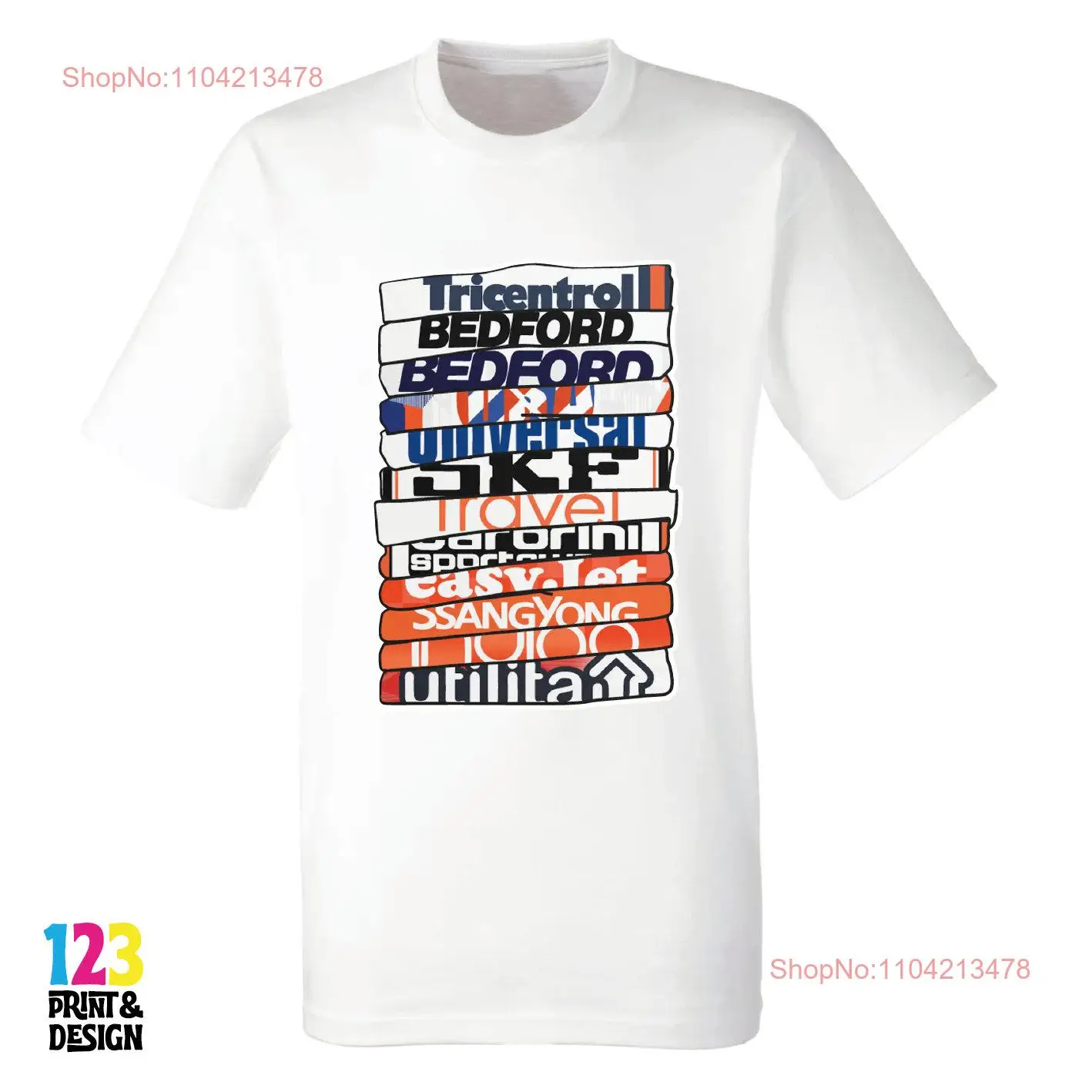 Luton Town Kits Image Футболка с длинными или короткими рукавами