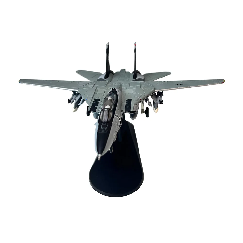 Масштаб 1/100 ВМС США Grumman F14 F-14B Jolly Rogers VF-103 Истребитель Металлическая игрушка Литая