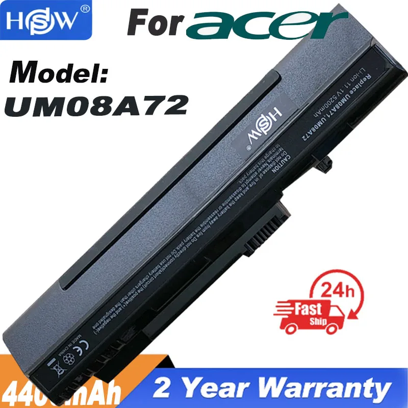 6-ячеечный Аккумулятор для Acer Aspire One KAV10 KAV60 ZG5 D150 AOA150 Aspire One AOA110 A110 UM08A31 UM08A51 UM08A52 UM08A71 UM08A72
