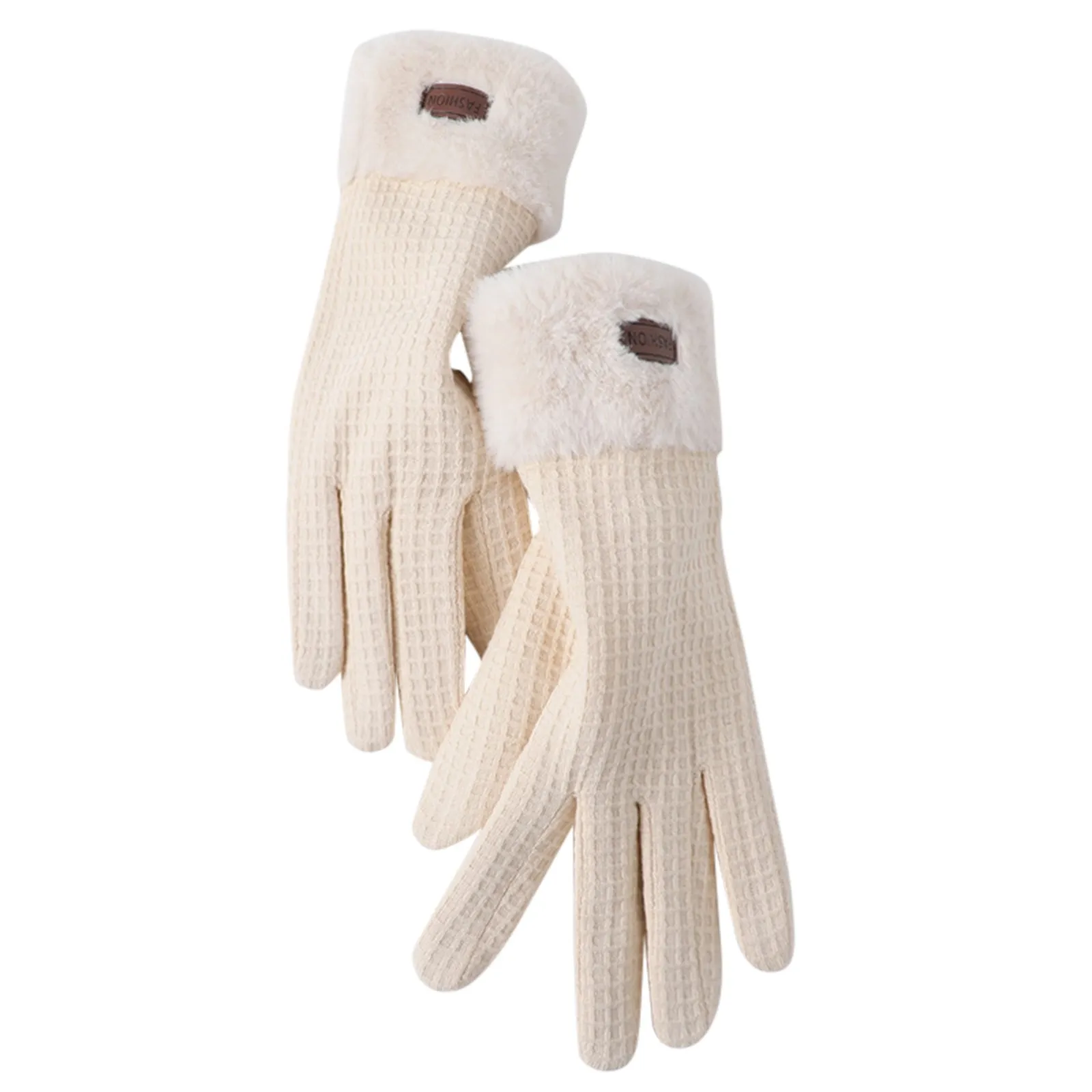 

Couple Winter Cycling Windproof Wool Gloves For Men And Women Warm Thick Knit Gloves