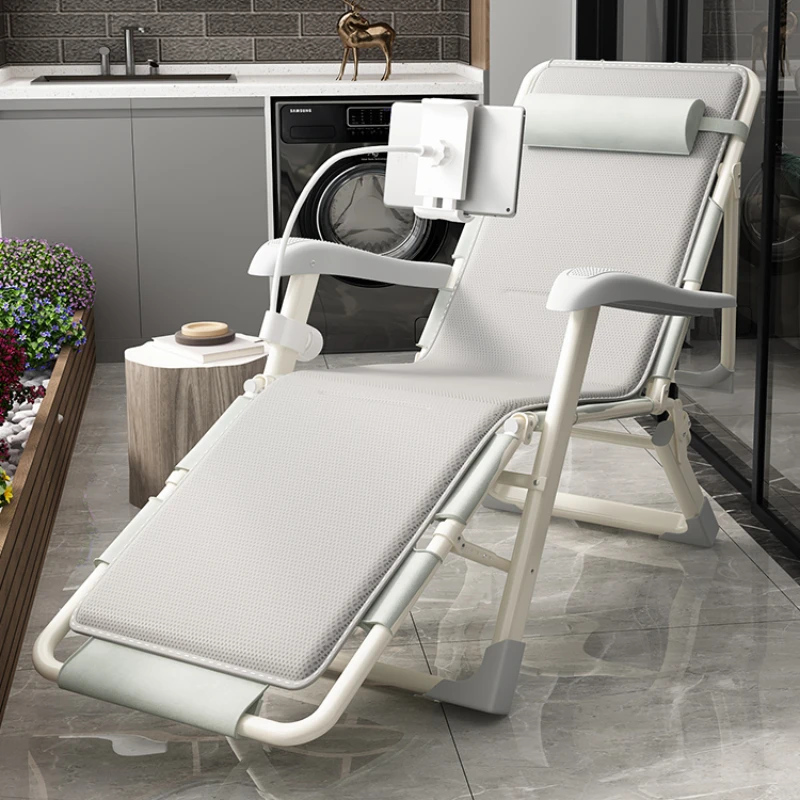 

Дизайнерское складное кресло для балкона, эргономичное кресло с откидывающейся спинкой для чтения, мебель для спальни, мебель для гостиной YQ50LC