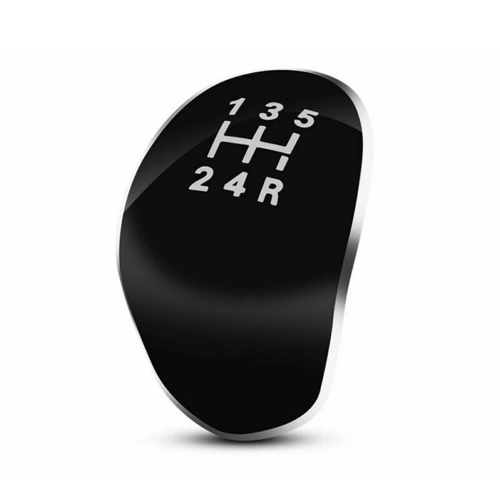 

5 Speed Gear Shift Knob Cap Cover Insert For Ford Focus Fiesta Kuga C-max S-max Transit Black Car Gear Knob Cap Replacement