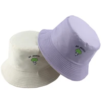 solid color reversible bucket hat summer outdoor beach sun hat streetwear fisherman hat men woman panama hat fishing gorros