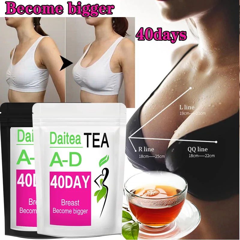 

Daitea Breast Enlargement Tea Size Up Bust Growth Boobs Shaping Sexy Body Bust Fast Growth Boobs Firming Chest Care for Women