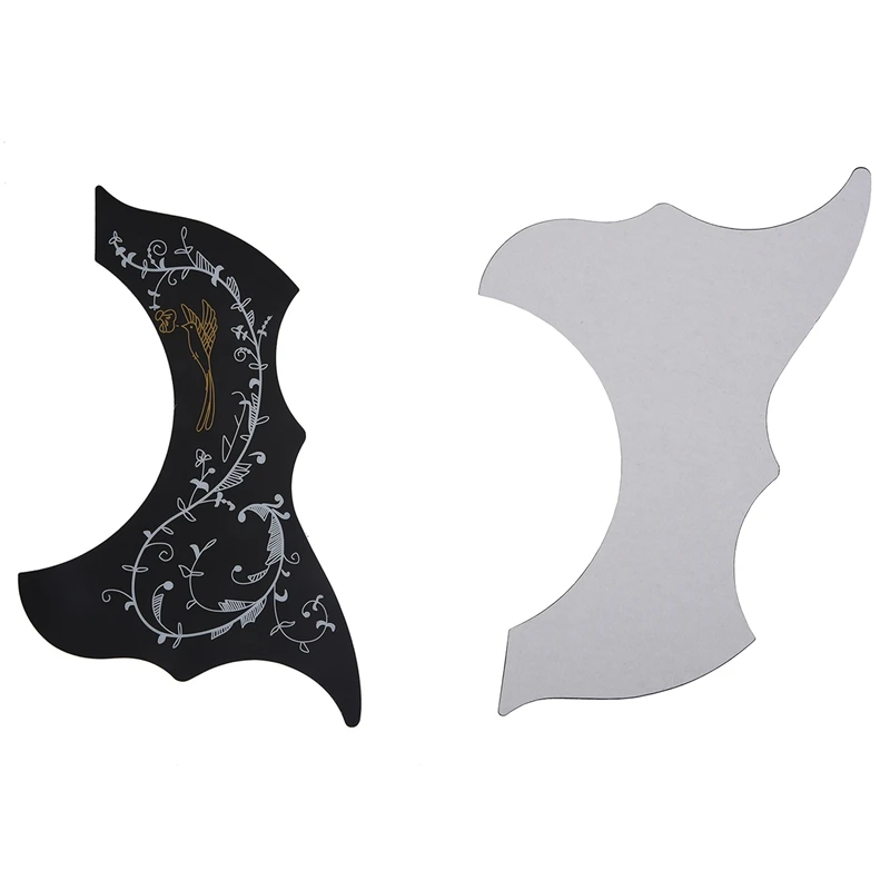 

2Pcs Electric Acoustic Guitar Bass Strap Button Screw Lock Pins Pegs Pads & 1Pcs Pick Guard-Acoustic-Acoustic Guitar Pickguard,