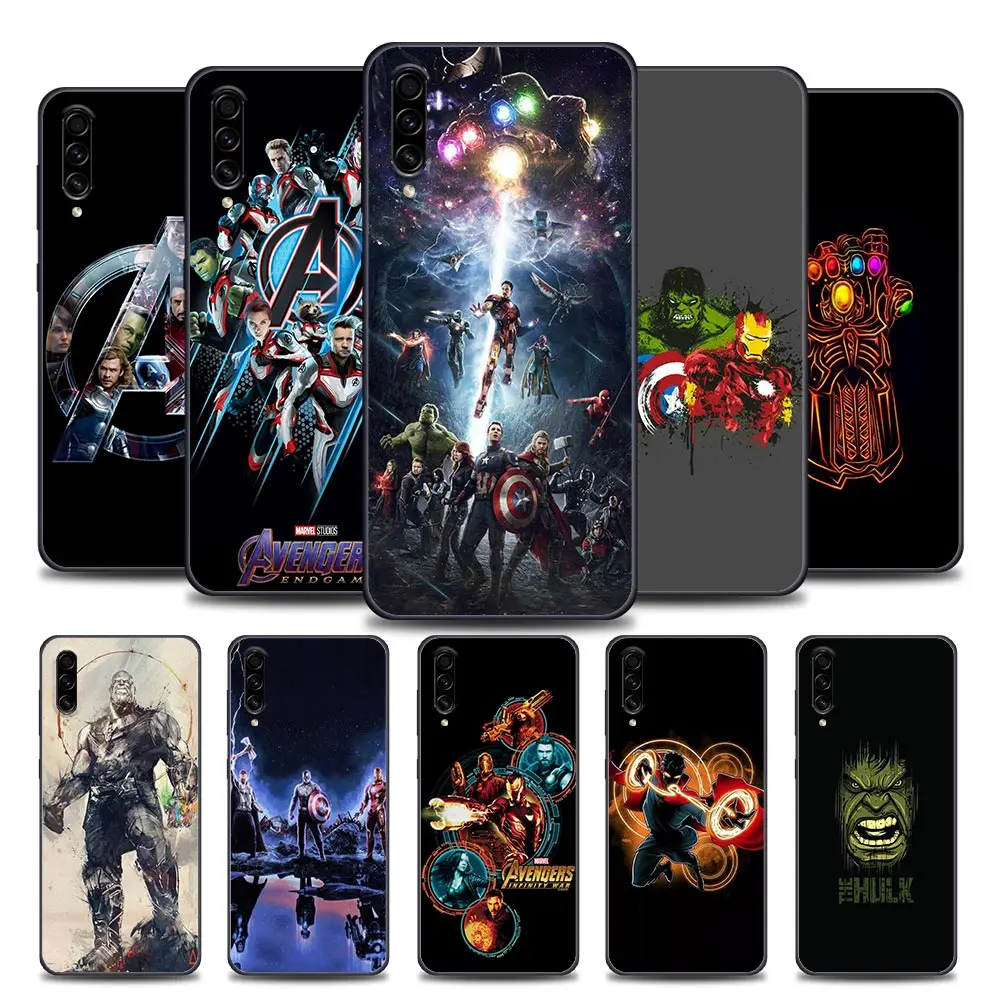 

Anime Marvel Avengers Samsung Case for A10 e S A20 A30 A30s A40 A50 A60 A70 A80 A90 5G A7 A8 2018 Soft Silicone