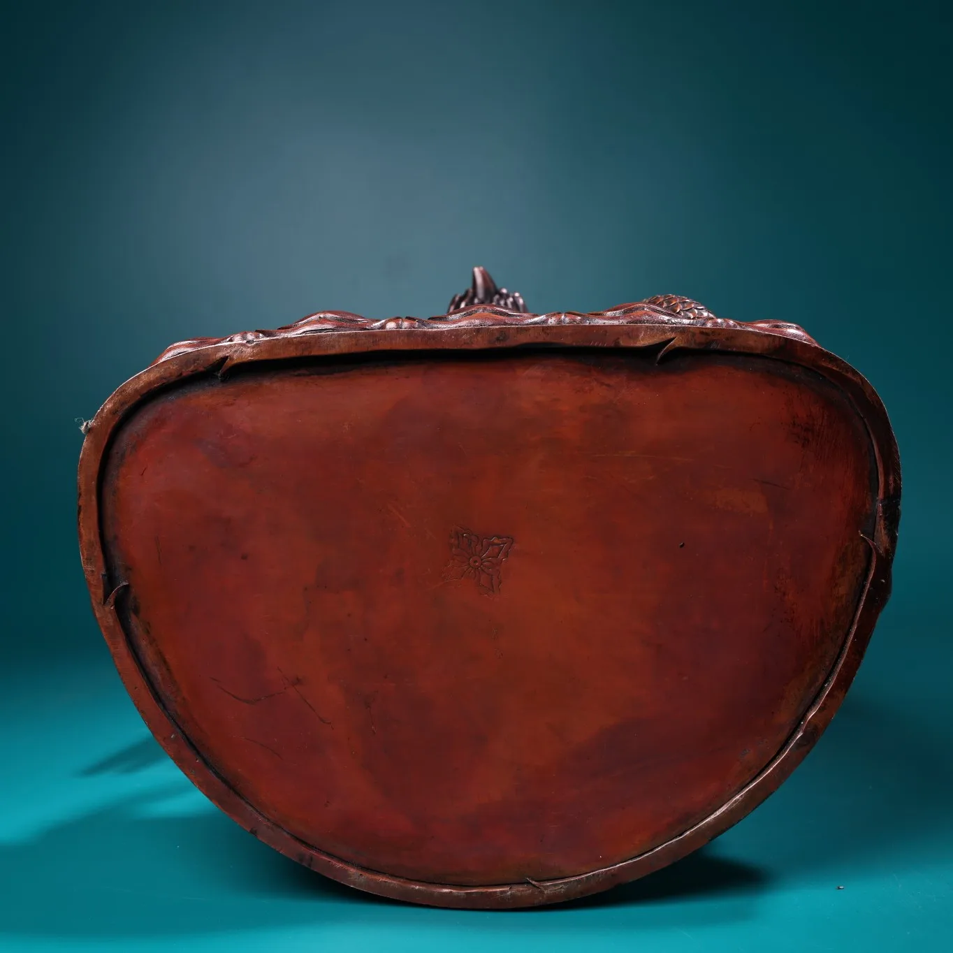 13-дюймовая коллекция тибетского храма старая бронза дерево дракона бодхисаттва