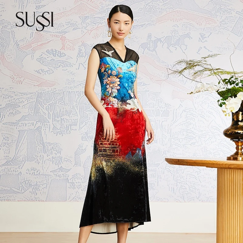 

Very beautiful high grade embroidered summer dress