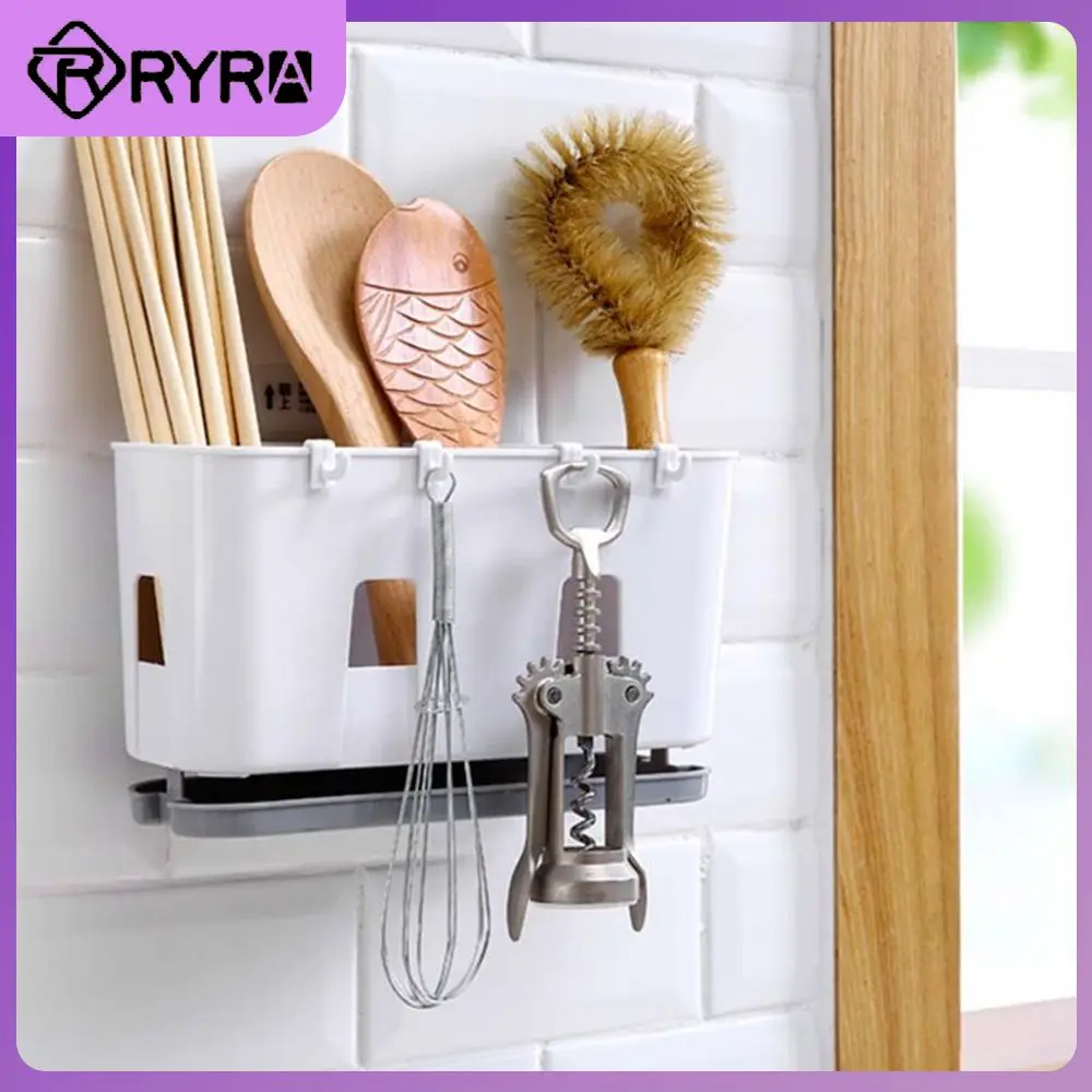 Chopsticks Holder Drainage Bracket Multi Functional Gadget Storage Keep The Interior Dry And Clean Made Of Polypropylene
