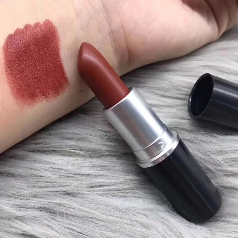 

New Brand Lips Makeup 3g Matte Satin Amplieied Creme Frost Lustre Lipstick Easy To Color Waterproof Lipstick