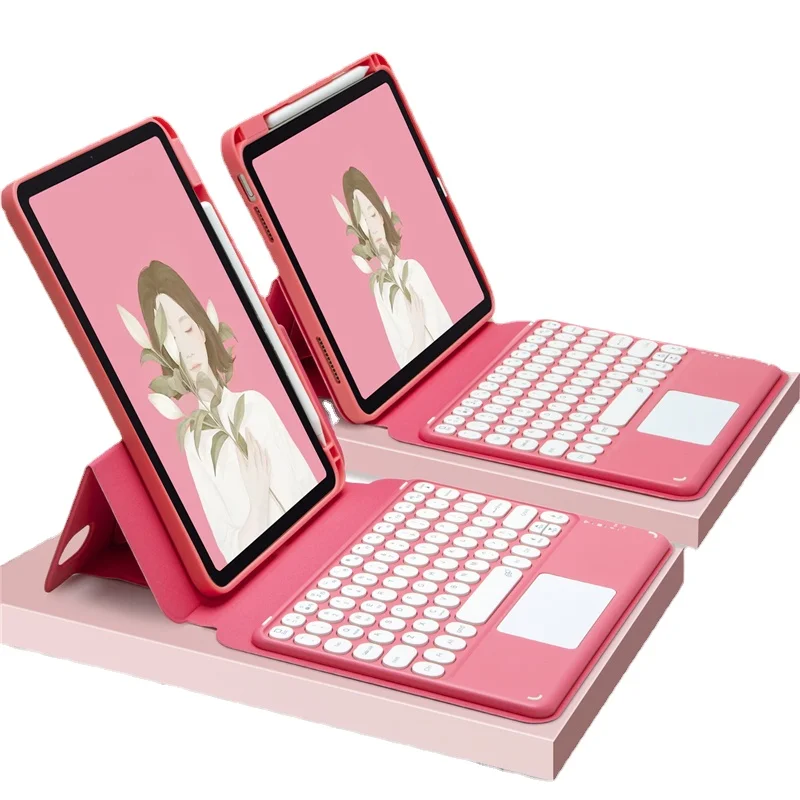 

Магнитный чехол-подставка с разрезом для IPad 10.2, фотоклавиатура для IPad 7-го 8-го 9-го поколения 2019 2020 2021, чехол для клавиатуры
