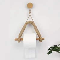 toilet tissue box paper rack creative hand woven paper roll rack pendant