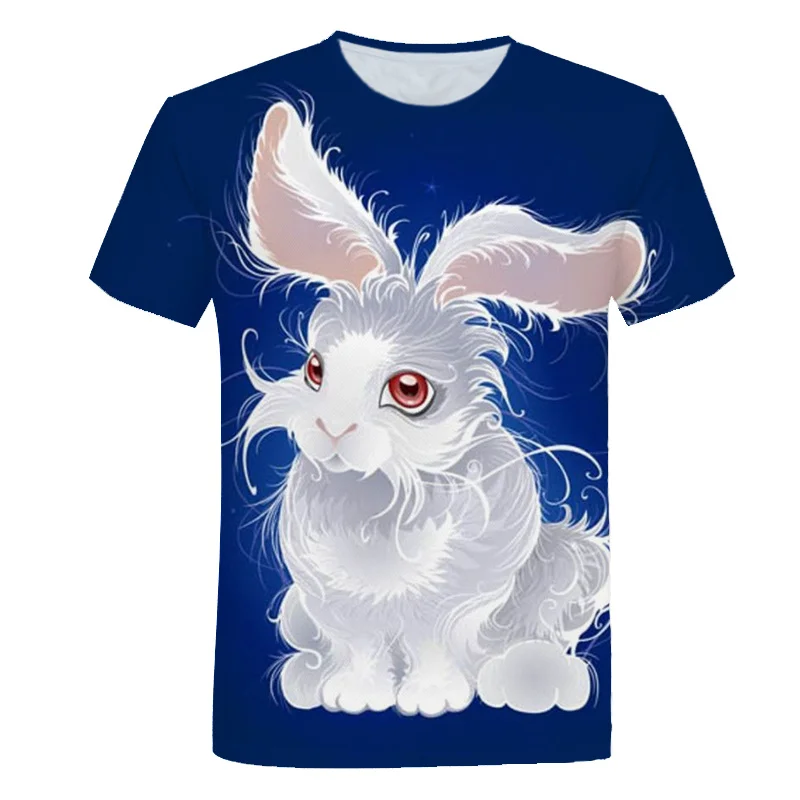 

Men's new t-shirt men's short sleeve T-shirt summer cartoon animation 3D printing men's fashion T-shirt