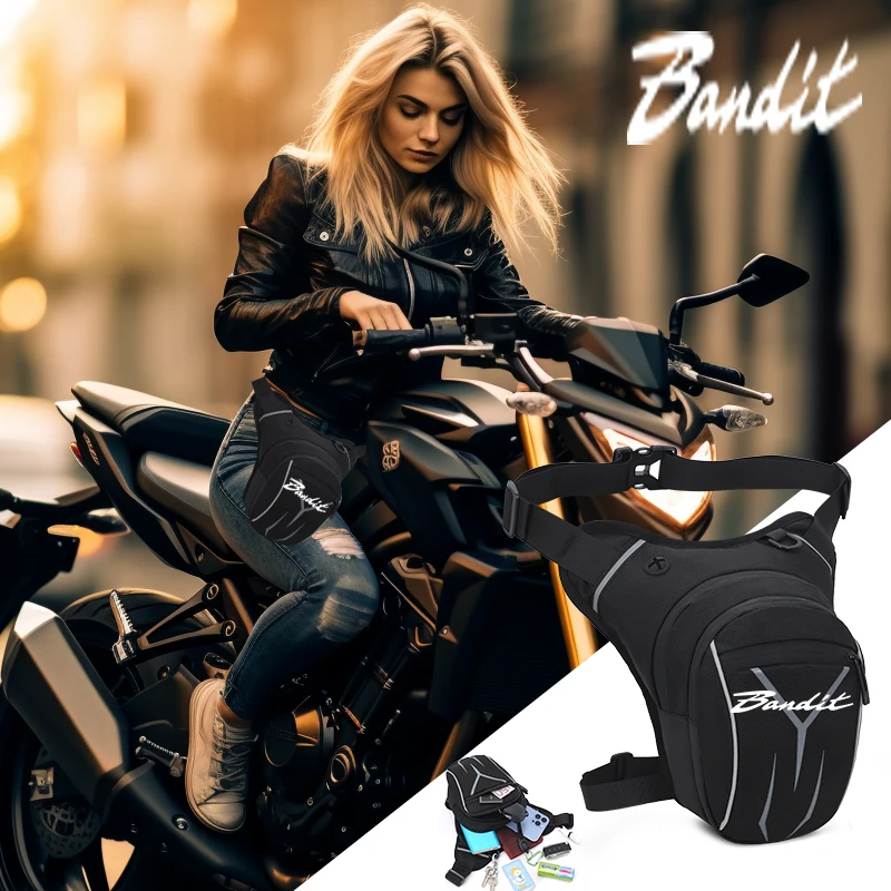 

For SUZUKI Bandit 1200 1250 1250S 1250F 250 400 650 GSF650 GSF 650 Motorcycle Waterproof Drop Waist Leg Bag Thigh Belt Hip Bum