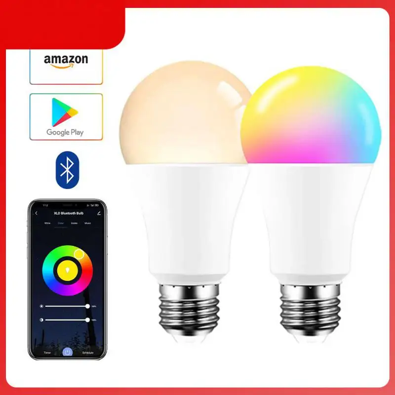 

10w Rgb Dimmable Smart Led Bulb App Control Led Light Bulbs Tuya Bulb Work With Alexa Google Home Assistant Bluetooth-compatible