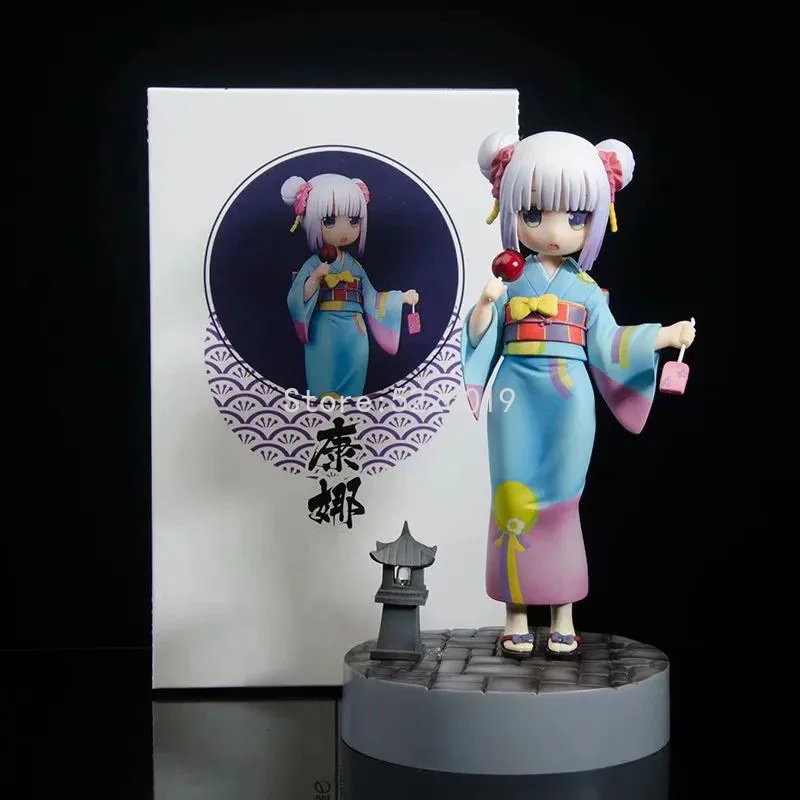 18 см Кобаяши: спешлы аниме Рисунок Kanna Камуи фигурку кимоно версия фигурка