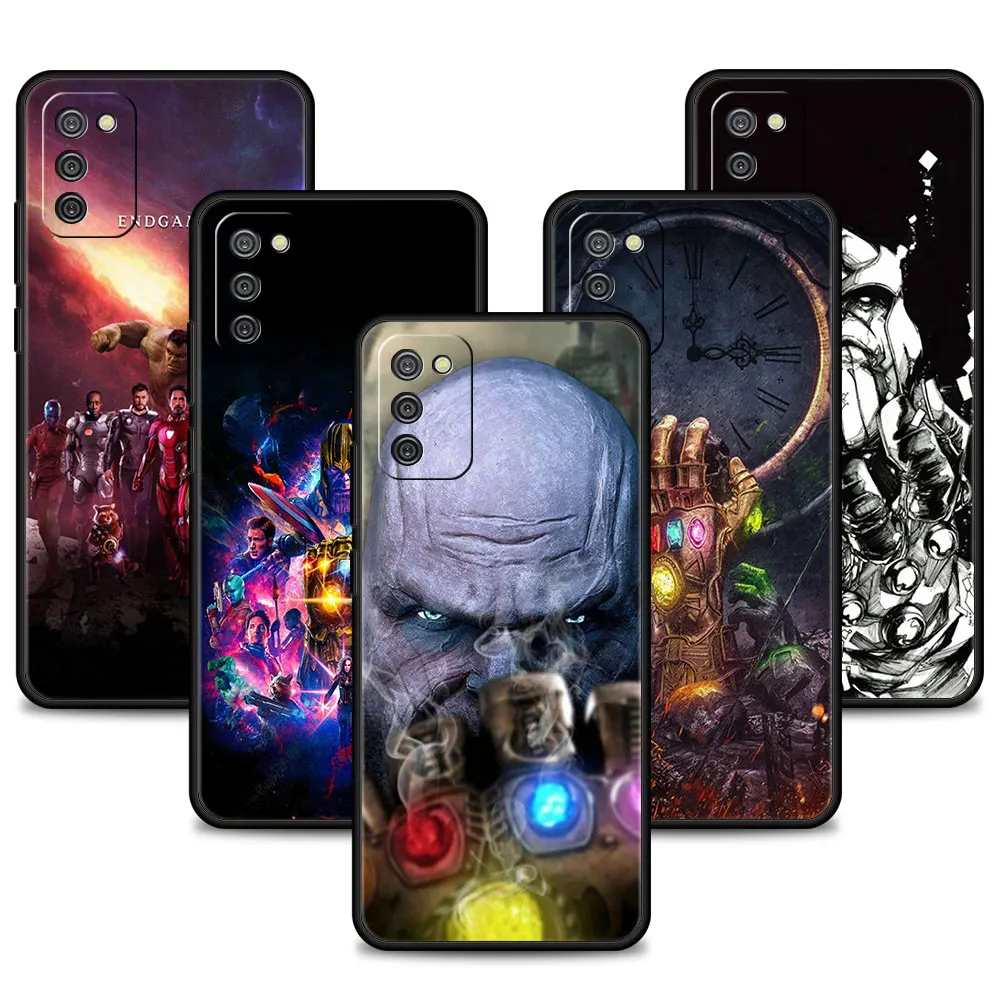 

Back Covers Marvel Thanos Infinity For Samsung Galaxy A02s A31 A51 A52 A41 A12 A71 A72 A21s A32 4G A13 A33 A22 Phone Coque