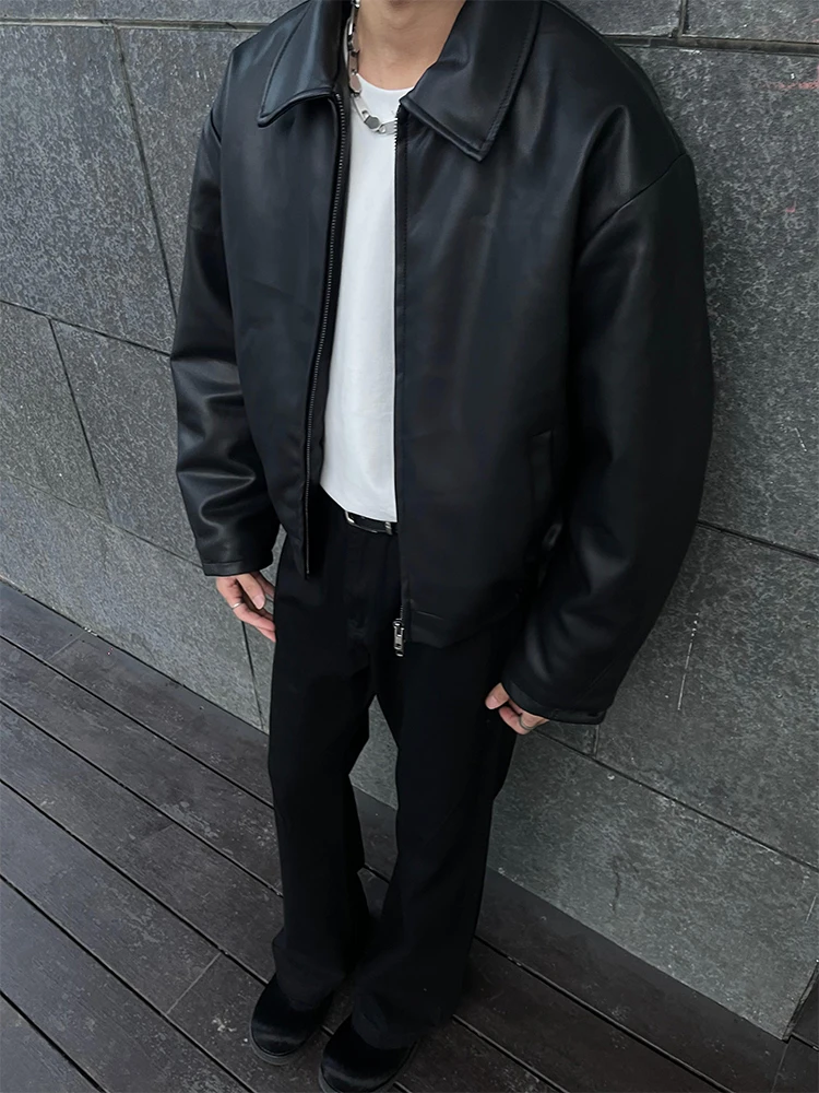 Зимний пуховик DM Tenacious утолщенный локомотив Cleanfit короткая куртка-бомбер кожаное