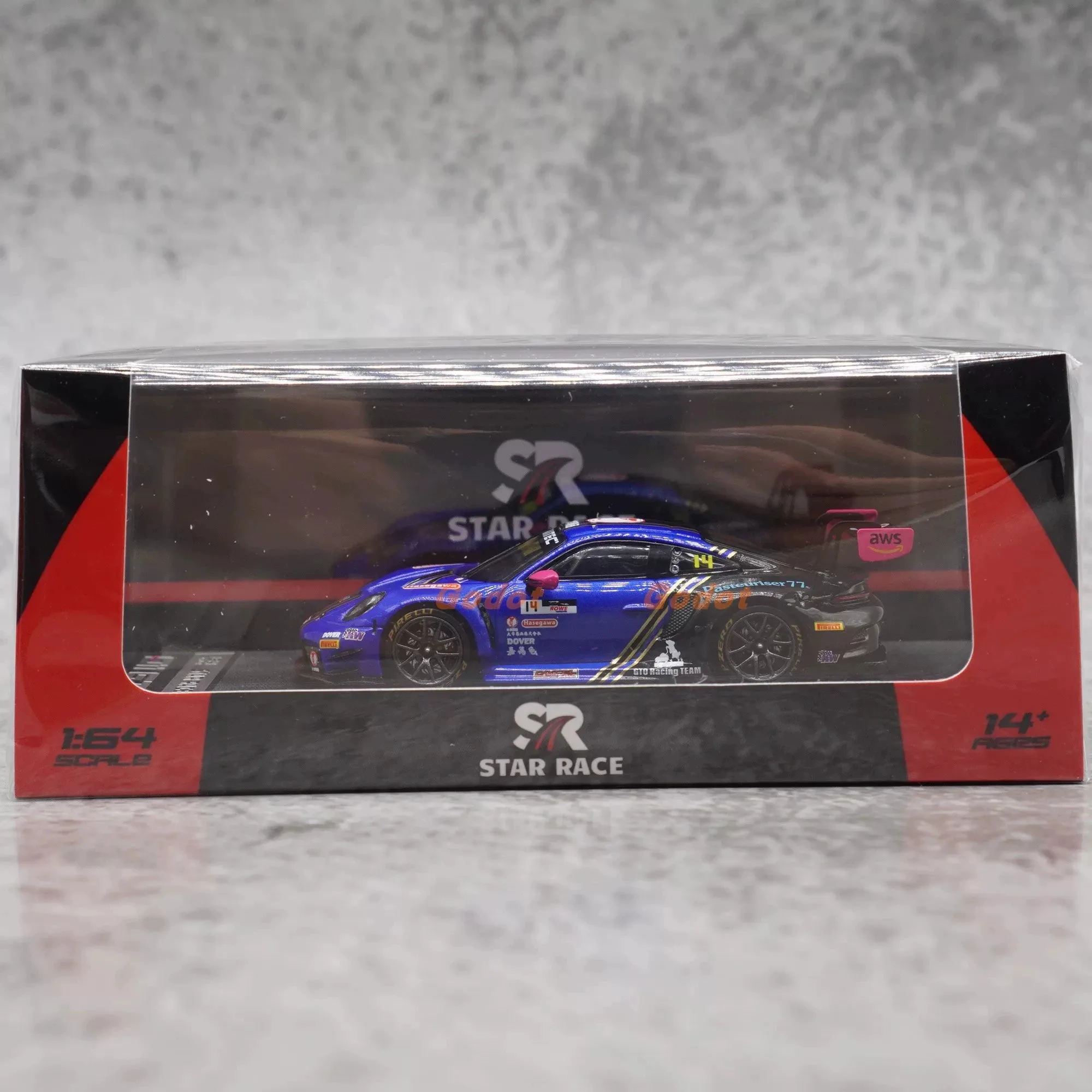 Star Race SR 1:64 Porsche 911 GT3 темно-синий # 14 литых моделей автомобилей, статическая коллекция, украшение для рабочего стола, идеальный подарок для мальчиков (art.: 3920dd2bed365) - 3920dd2bed365