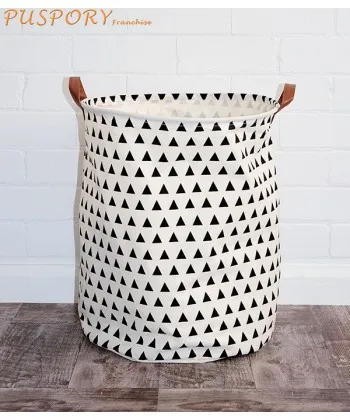 

Ведро для хранения детских вещей, игрушка для новорожденных, мелочи, холст, высокая емкость, стоячие геометрические узоры, фотоальбом, новый...