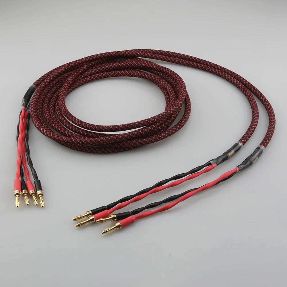 Аудиокраст HIFI акустический кабель 1 пара OFC аудиокабель HI-FI высококачественный