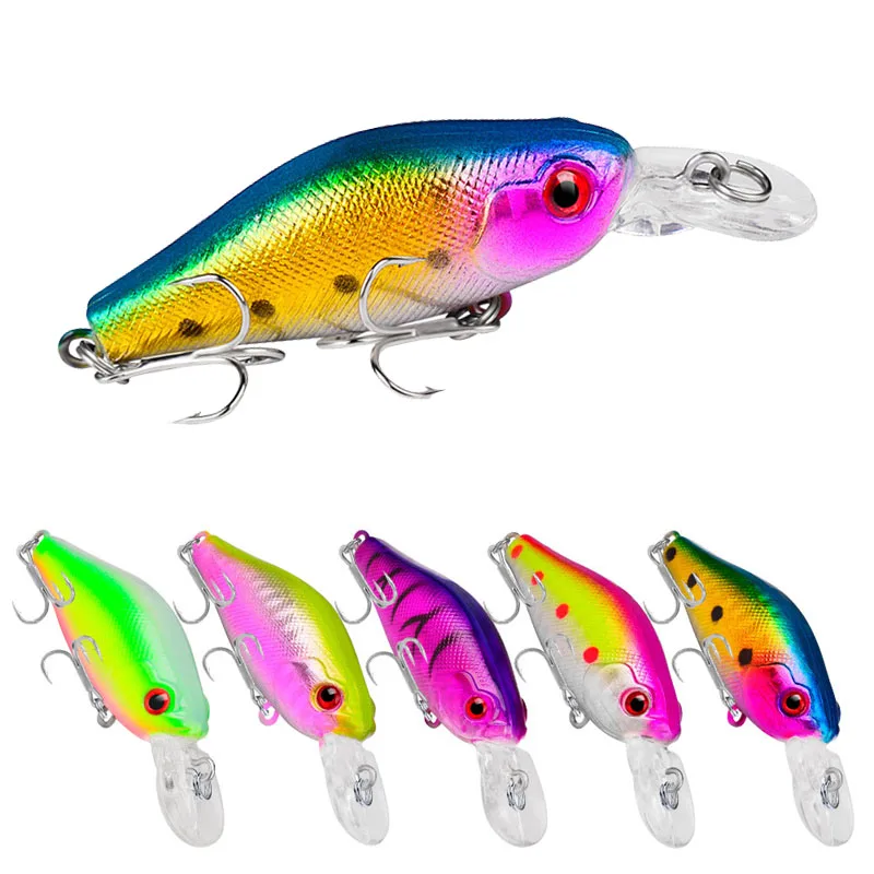 

Luya Bait Mino Artificial Plastic Hard Bait 7cm8g Simulation Bait Floating Water Swinger Fishing Bass Pike Fishing Supplies 2022