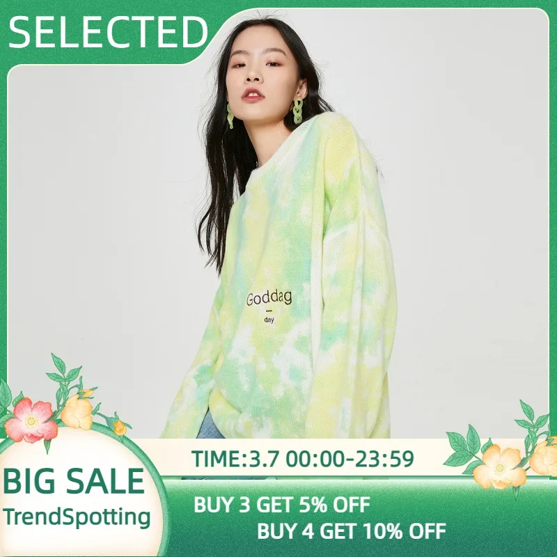 

Женское Трикотажное изделие с круглым вырезом и буквенным принтом