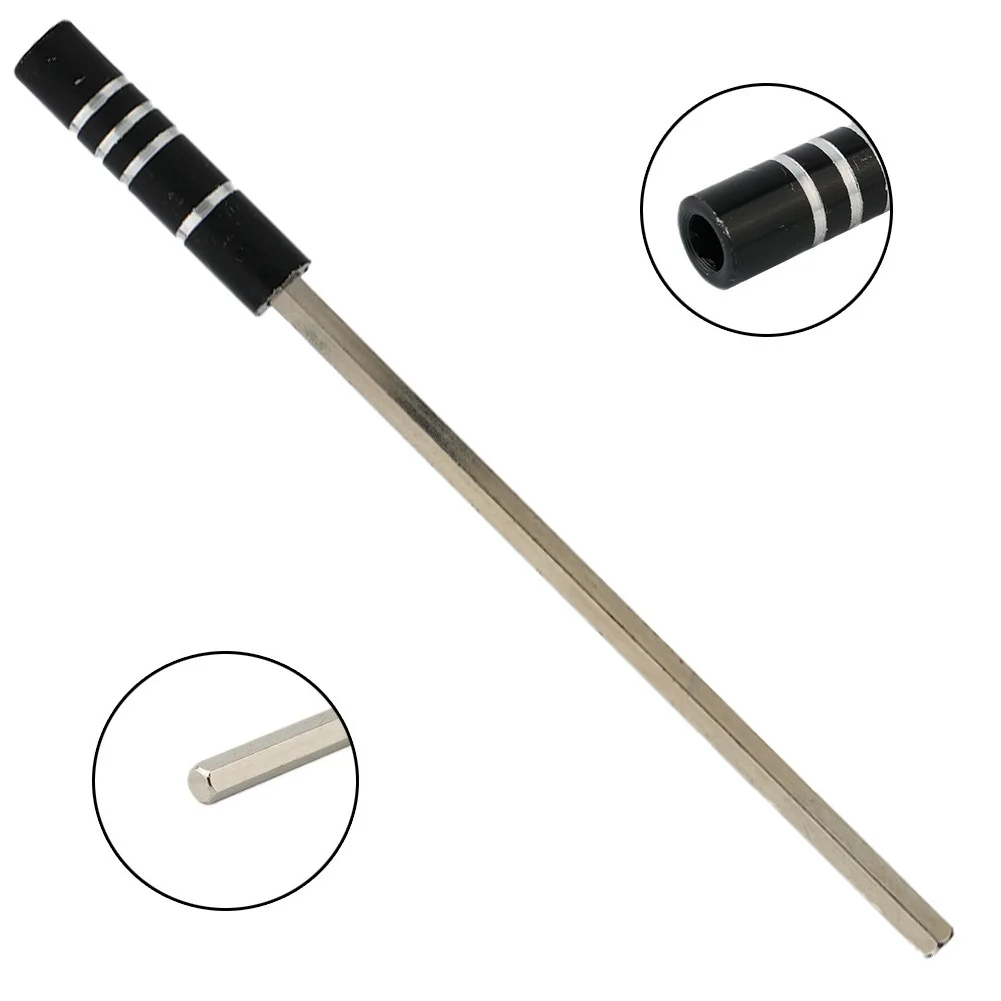 

Magnetic Metal Shaft Extension Bar Rod Hex Socket Adapter Screwdriver Bit Holder Supports All Standard 4mm 1/8" Hex Bits Tool