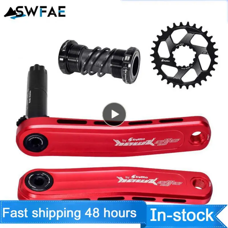

Upgraded Crank Arm Set Worthwhile T Discs High Quality High Toughness Mountain Bike Cranks For Mtb Universal Bicycle Crank Set