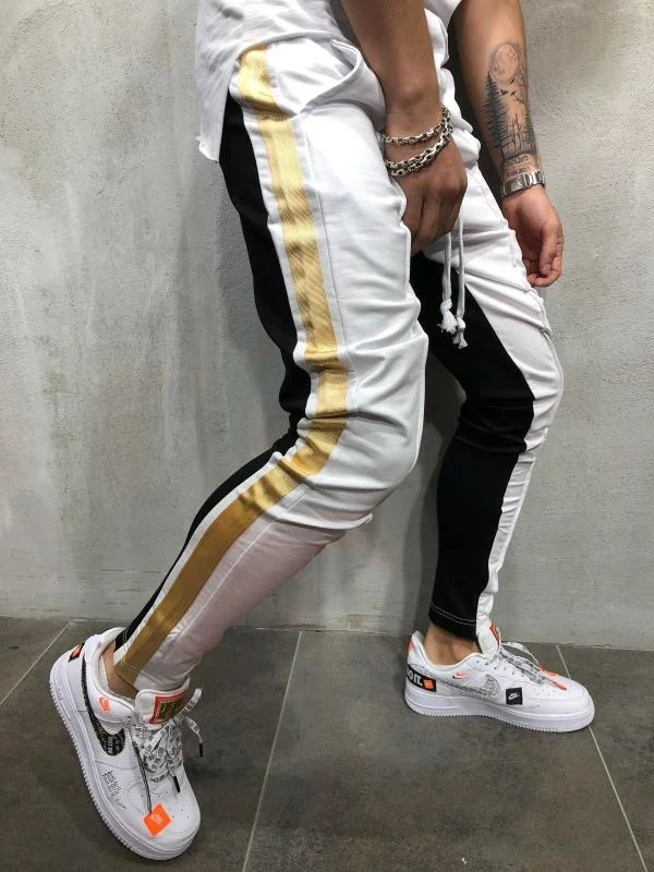 Men's Pants Mens Casual Sweatpants Causal Sportswear Tracksuit Black White Hip Hop Trousers For Men Joggers