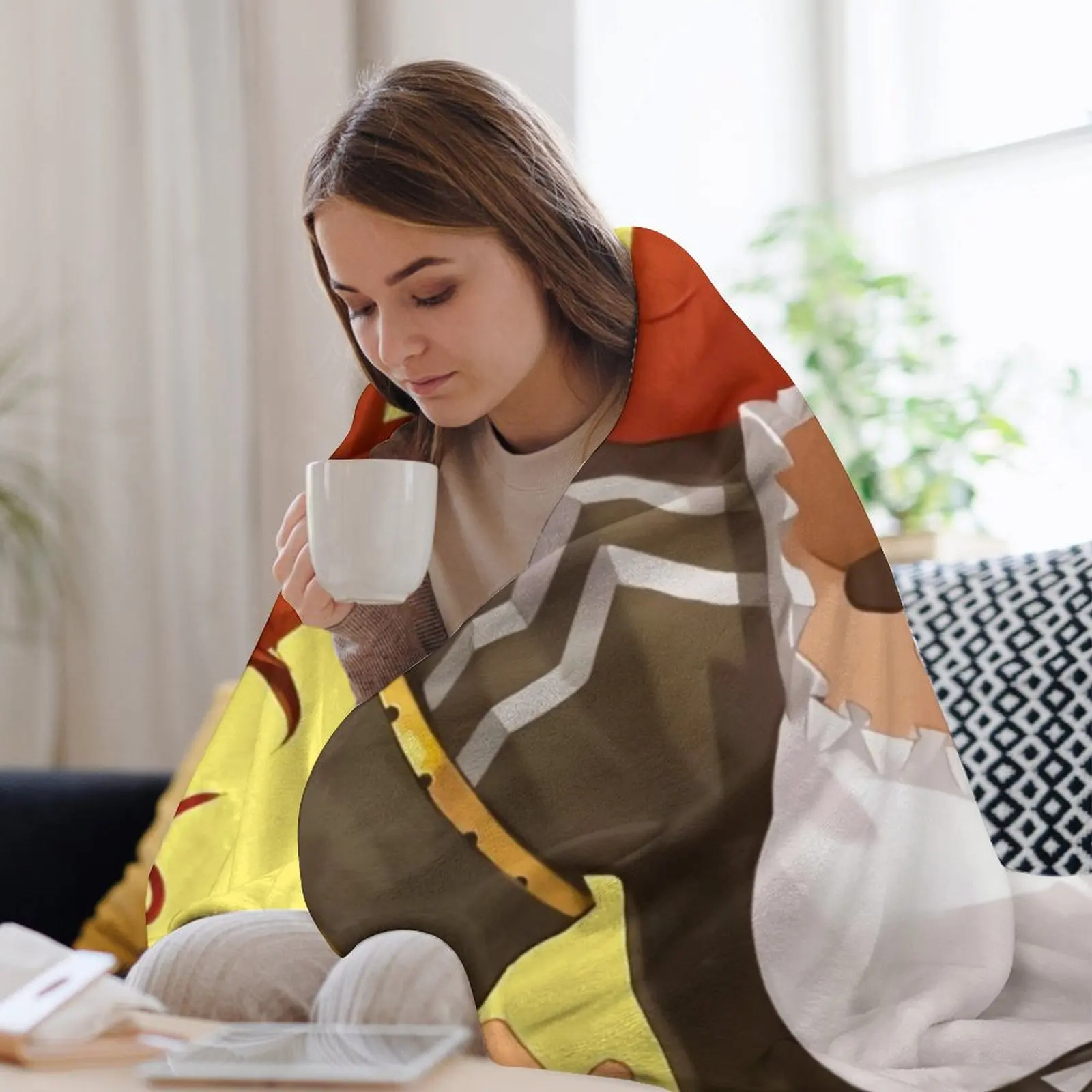 Lupusregina Beta Overlord Artwork для Wibu пушистое одеяло декоративного дивана свободные одеяла